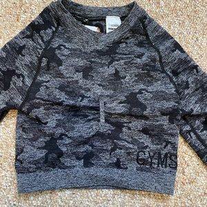 NWT Gymshark Camo Seamless Top
